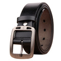 Men's Antique Pin Buckle Cowhide Belt