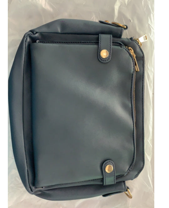 European And American Retro Three-layer Leather Messenger Bag
