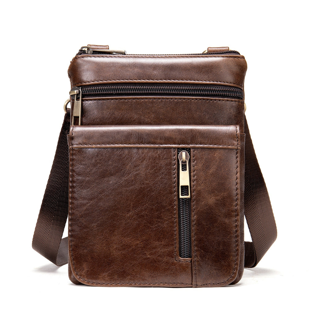 Men's Shoulder Bag Men's Real-leather Bag Casual Pouch