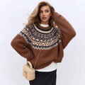 Pattern Soft Glutinous Plush Atmosphere Sweater Women's Clothing