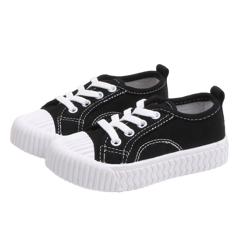 Autumn Korean Style Children's Candy-colored Canvas Shoes