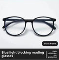 High Quality Round Frame Reading HD Anti-fatigue Ultralight Presbyopic Glasses